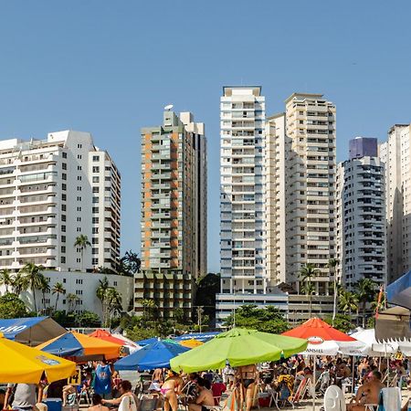 Apto - Predio De Frente Para Praia - Asturias - Guaruja - 2 Vagas Garagem - Wi-Fi E Ar Condicionado Luaran gambar