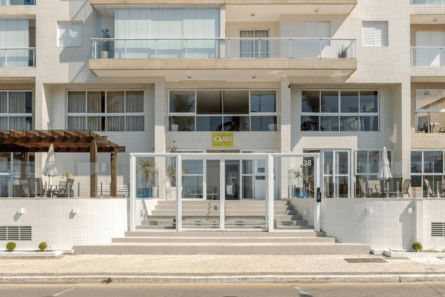 Apto - Predio De Frente Para Praia - Asturias - Guaruja - 2 Vagas Garagem - Wi-Fi E Ar Condicionado Luaran gambar